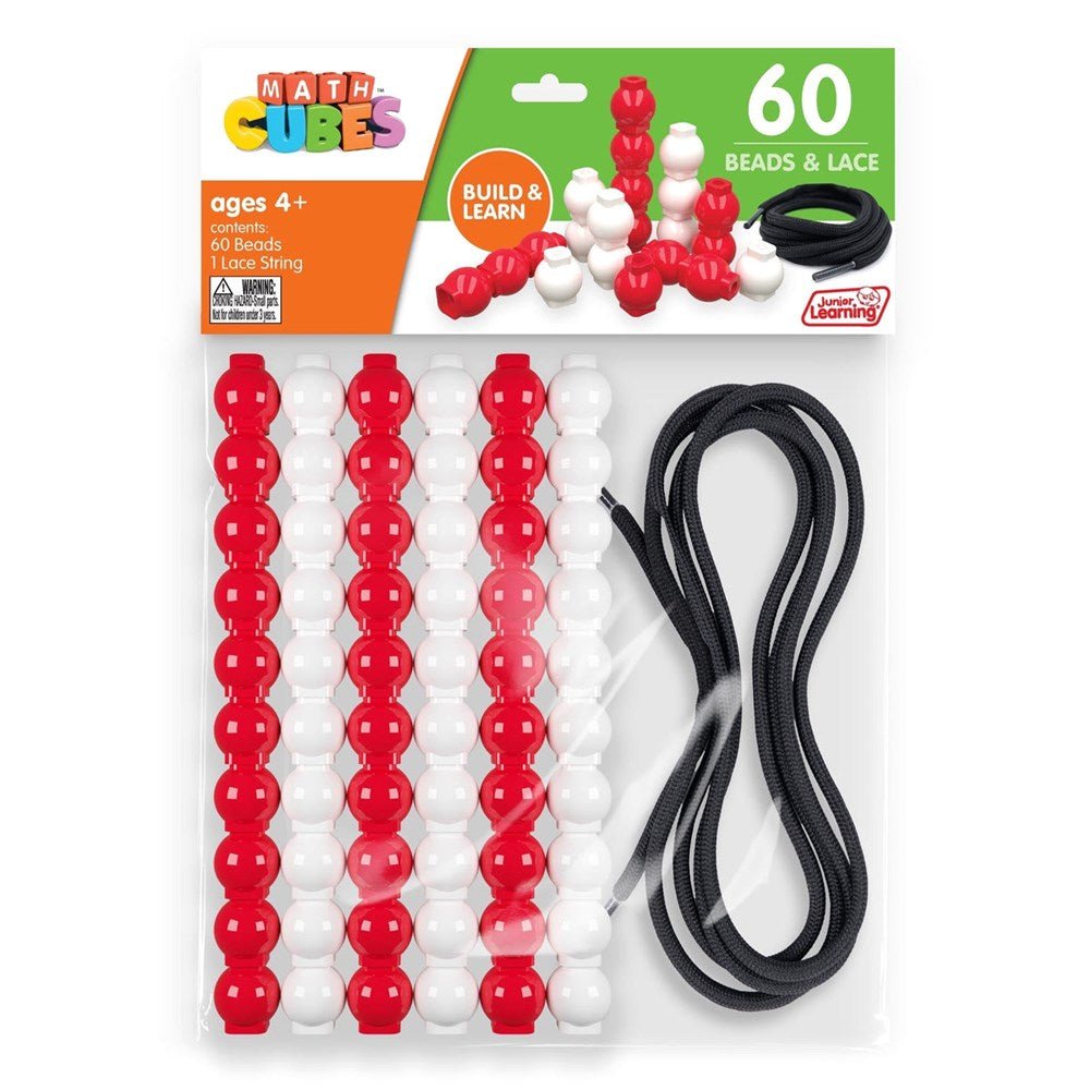 60 Bead Cubes and Laces - ABC School Supplies