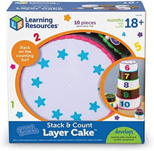 **Learning Resources Smart SnacksÂ® Stack & Count Layer Cake