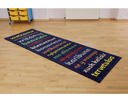 **Welcome Runner Classroom Carpet 3 X 1 Metre