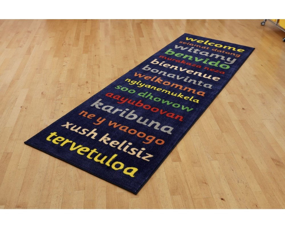 **Welcome Runner Classroom Carpet 3 X 1 Metre
