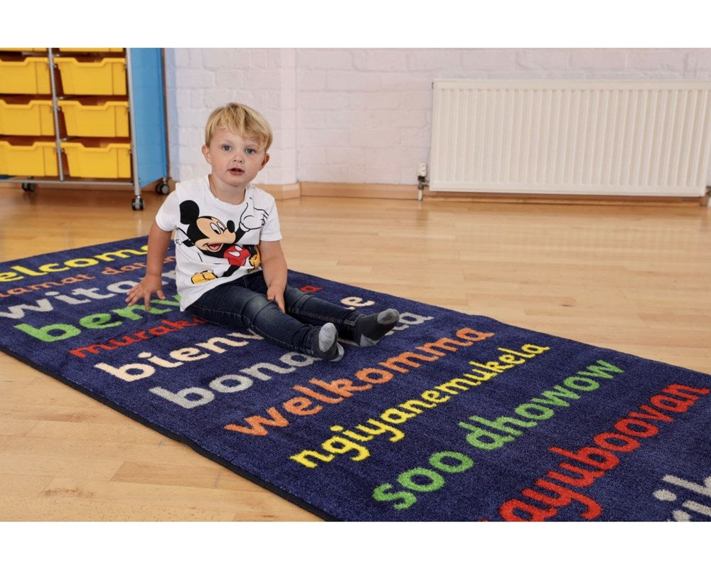 **Welcome Runner Classroom Carpet 3 X 1 Metre