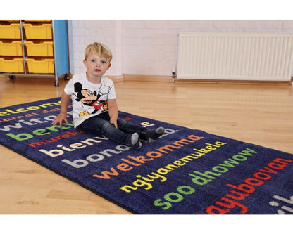 **Welcome Runner Classroom Carpet 3 X 1 Metre