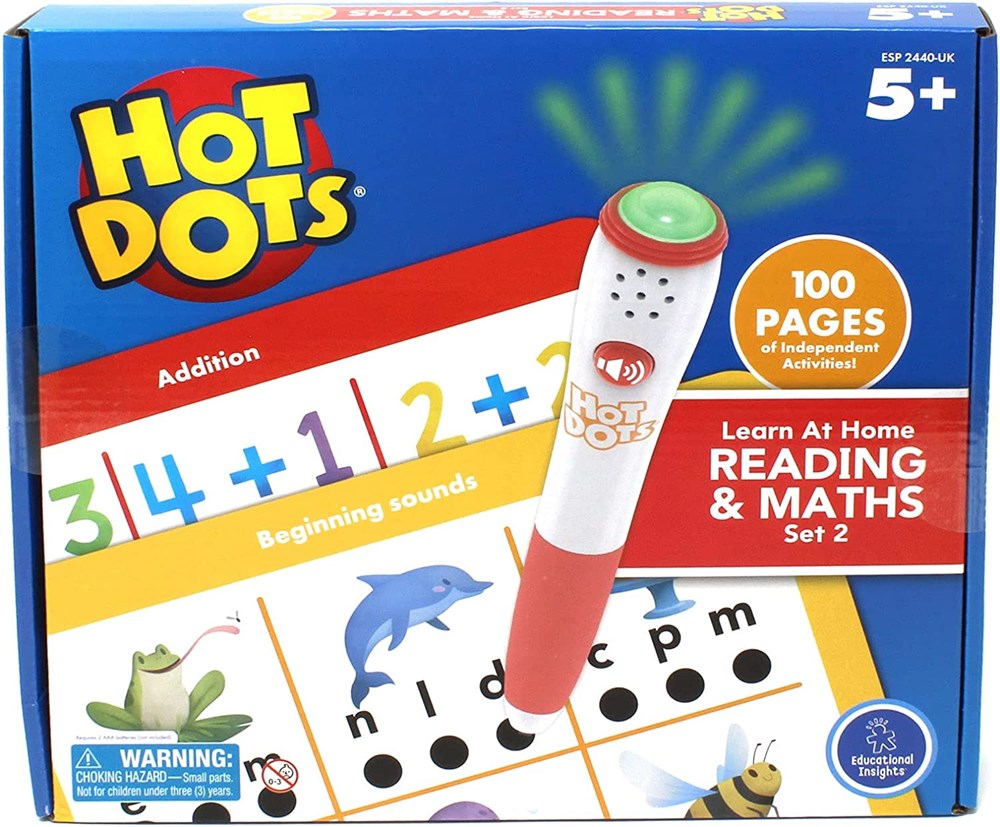 Hot Dots® Learn At Home  Reading & Maths Set 2