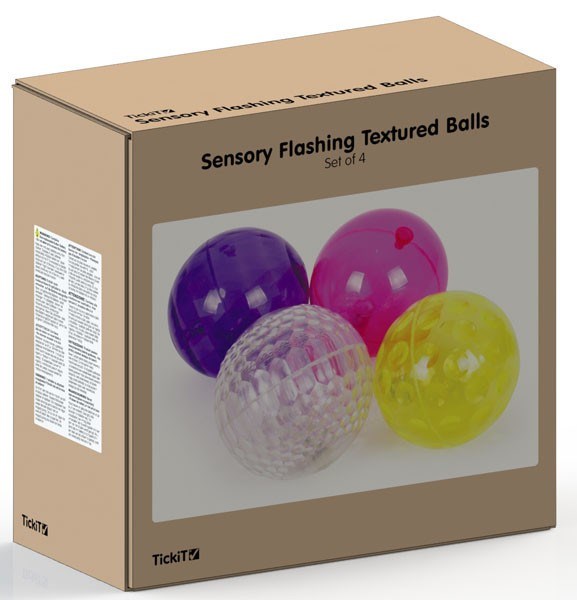 Sensory Flashing Balls (Textured)