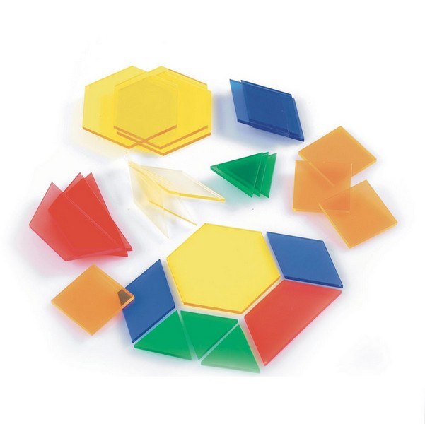 Translucent Pattern Blocks â€“ Pack of 245