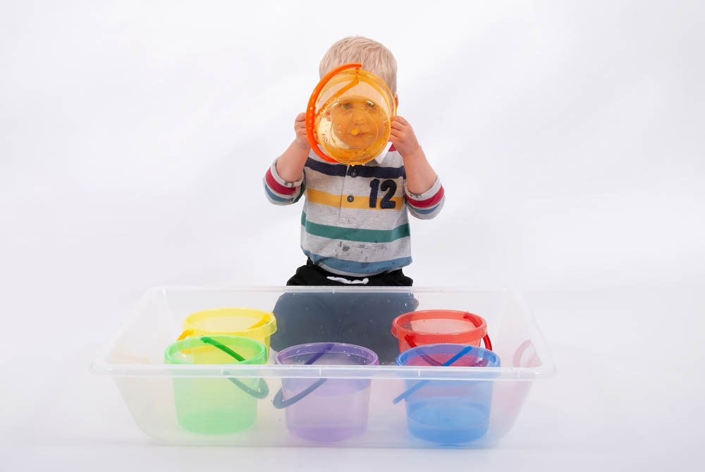 Translucent Colour Bucket Set