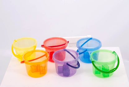 Translucent Colour Bucket Set