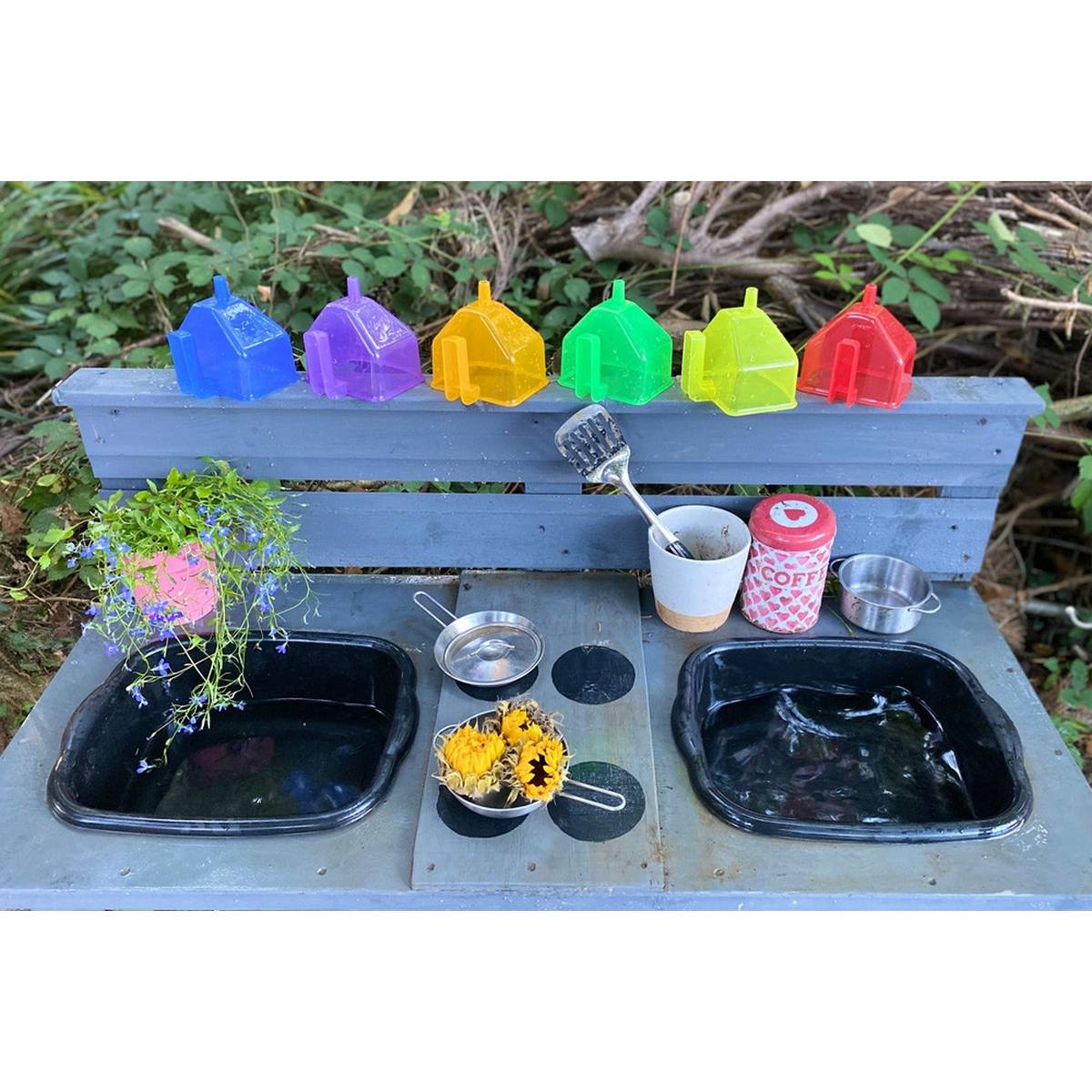 Translucent Colour Funnel Set