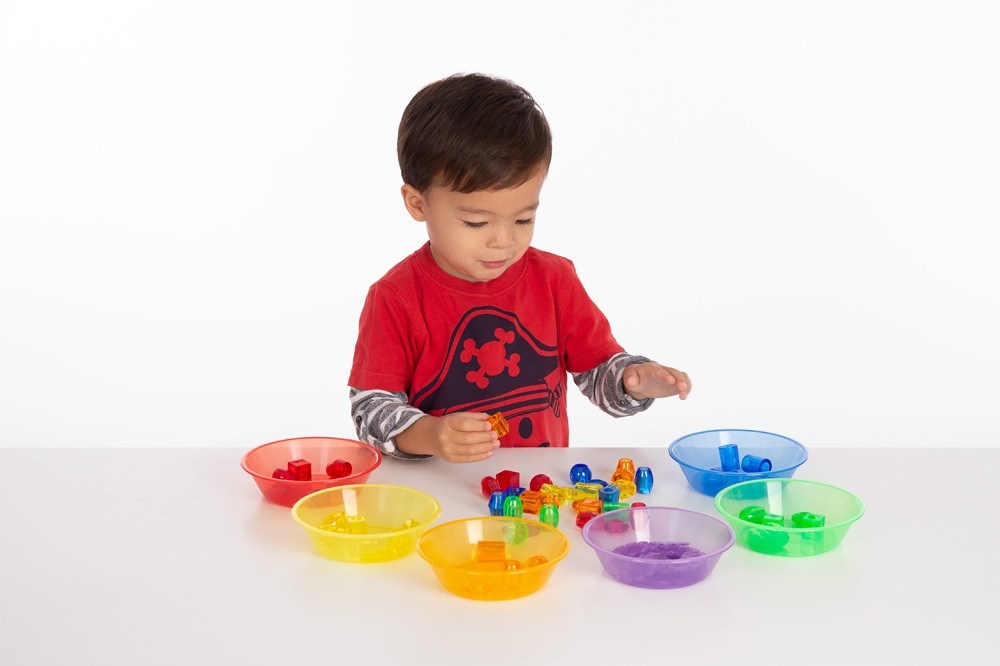 Translucent Colour Sorting Bowls