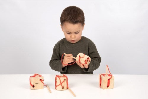 Wooden Lacing Shapes