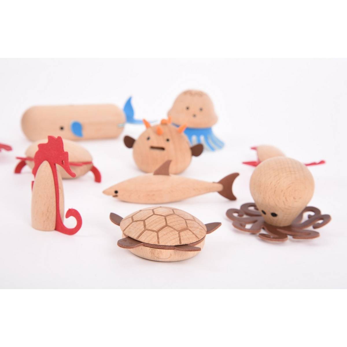 Wooden Sea Creatures