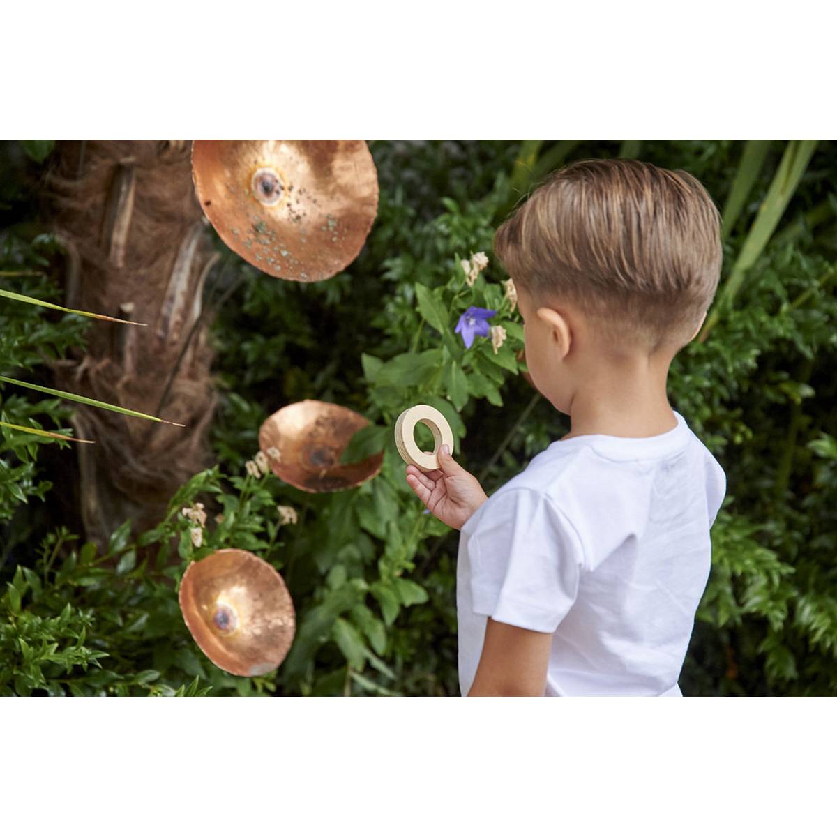 **Wooden Inside Outside Shapes Game