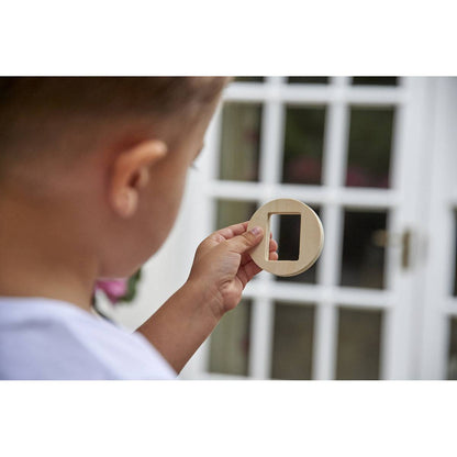 **Wooden Inside Outside Shapes Game