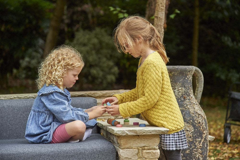 Rainbow Wooden Community People