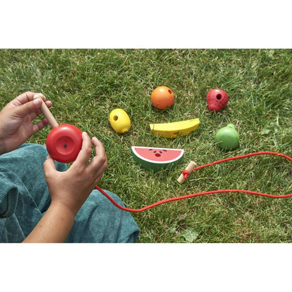 **Wooden Lacing Fruits - Pack of 8