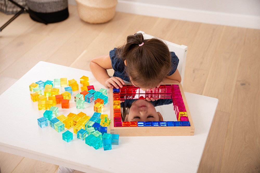 Gem Cube Mirror Tray