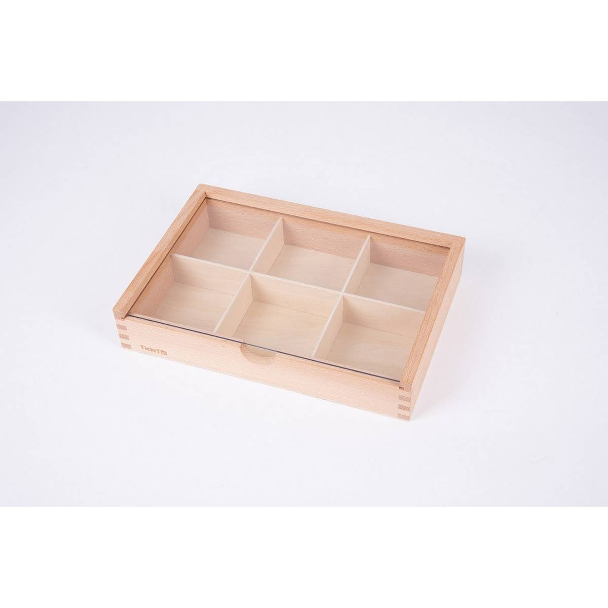 ****Wooden 6 Way Sorting Box