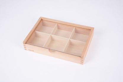 ****Wooden 6 Way Sorting Box
