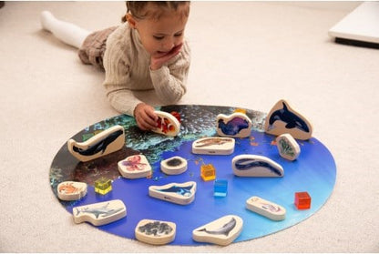 Wooden Sea Life Blocks Pack of 15