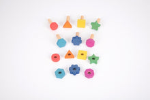Rainbow Wooden Nuts&Bolts