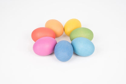 Rainbow Wooden Eggs