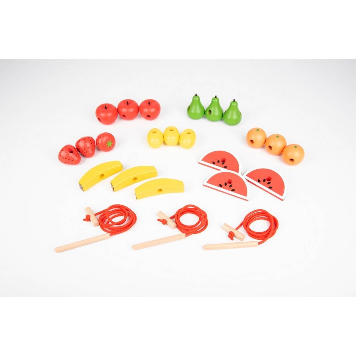 Wooden Lacing Fruits