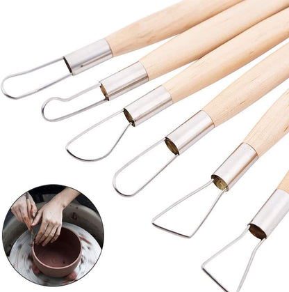 Jakar Pottery Tools - Wire End Tools Set Of 10