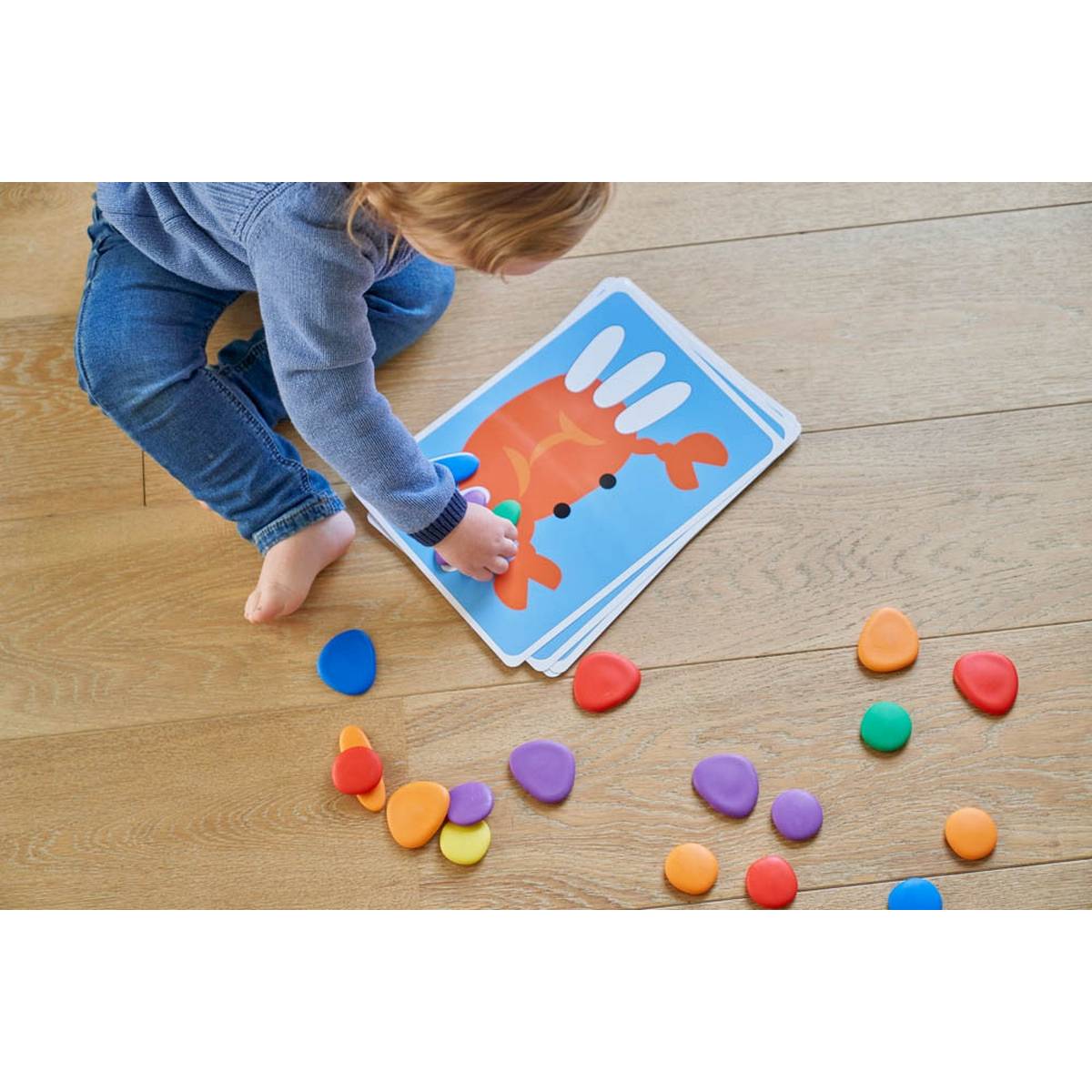 JUNIOR RAINBOW PEBBLE ACTIVITY SET