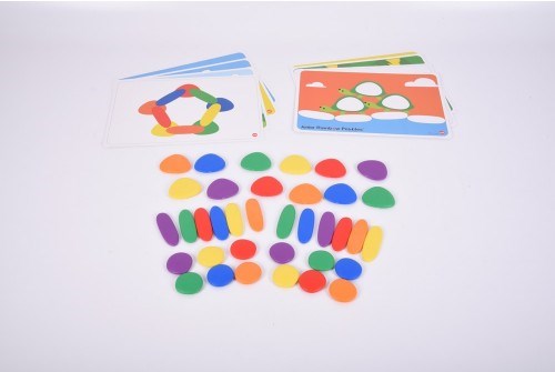 JUNIOR RAINBOW PEBBLE ACTIVITY SET