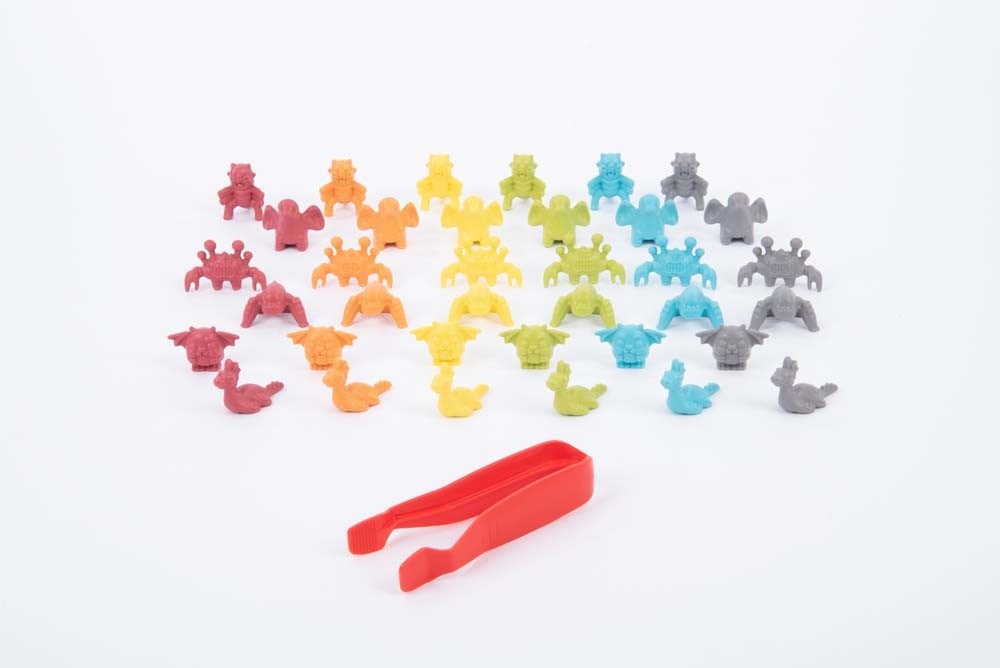 MONSTER COUNTERS EARTH COLOURS JAR