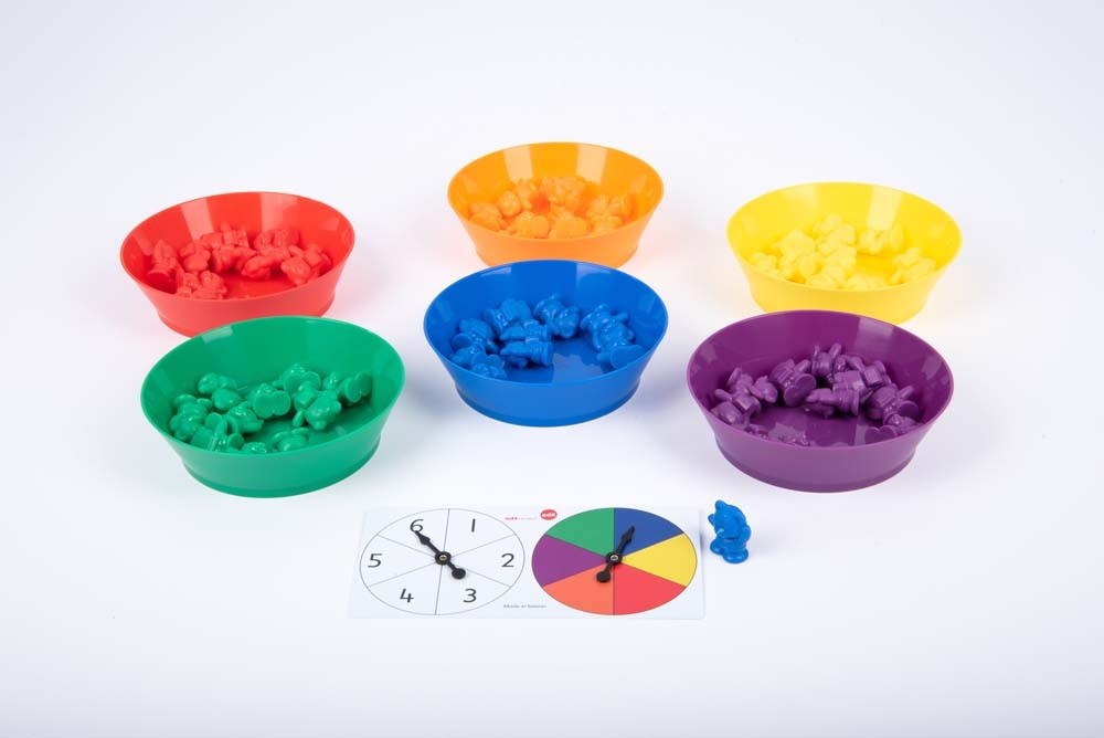 Sorting Bears with Matching Bowls – Pack of 67