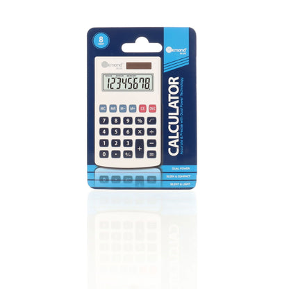 8 Digit Calculator - Blue - ABC School Supplies