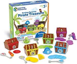 Sorting Surprise Pirate Treasure