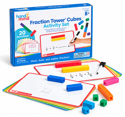 Learning Resources Fraction Tower Cubes Activity Set