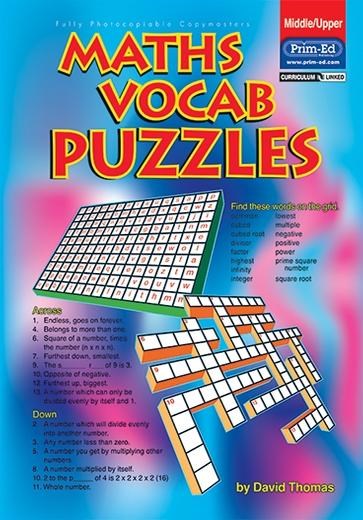 MATHS VOCAB PUZZLES
