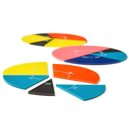 **Rainbow™ Angle Circles, Plastic, 36 Pieces