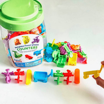 Learning Resources Neighbourhood Wheels Counters