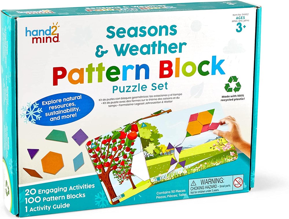 ***Seasons & Weather Pattern Block Puzzle Set