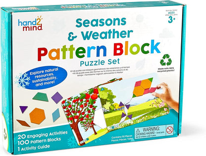 ***Seasons & Weather Pattern Block Puzzle Set