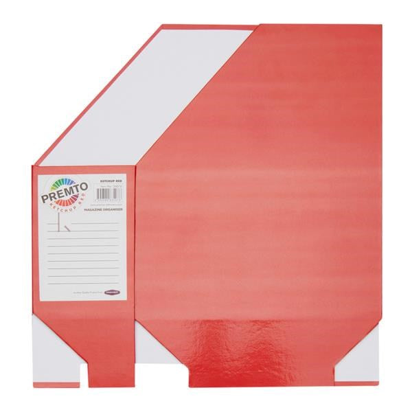 Premto Magazine Organiser - Ketchup Red