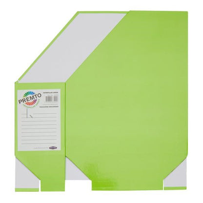 Premto Magazine Organiser - Caterpillar Green