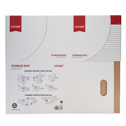 Concept Archive Storage Box - Red