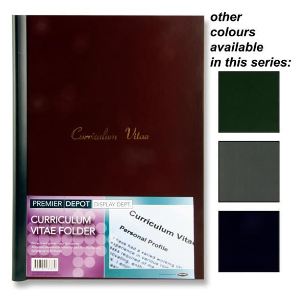Concept A4 Cv File Cover