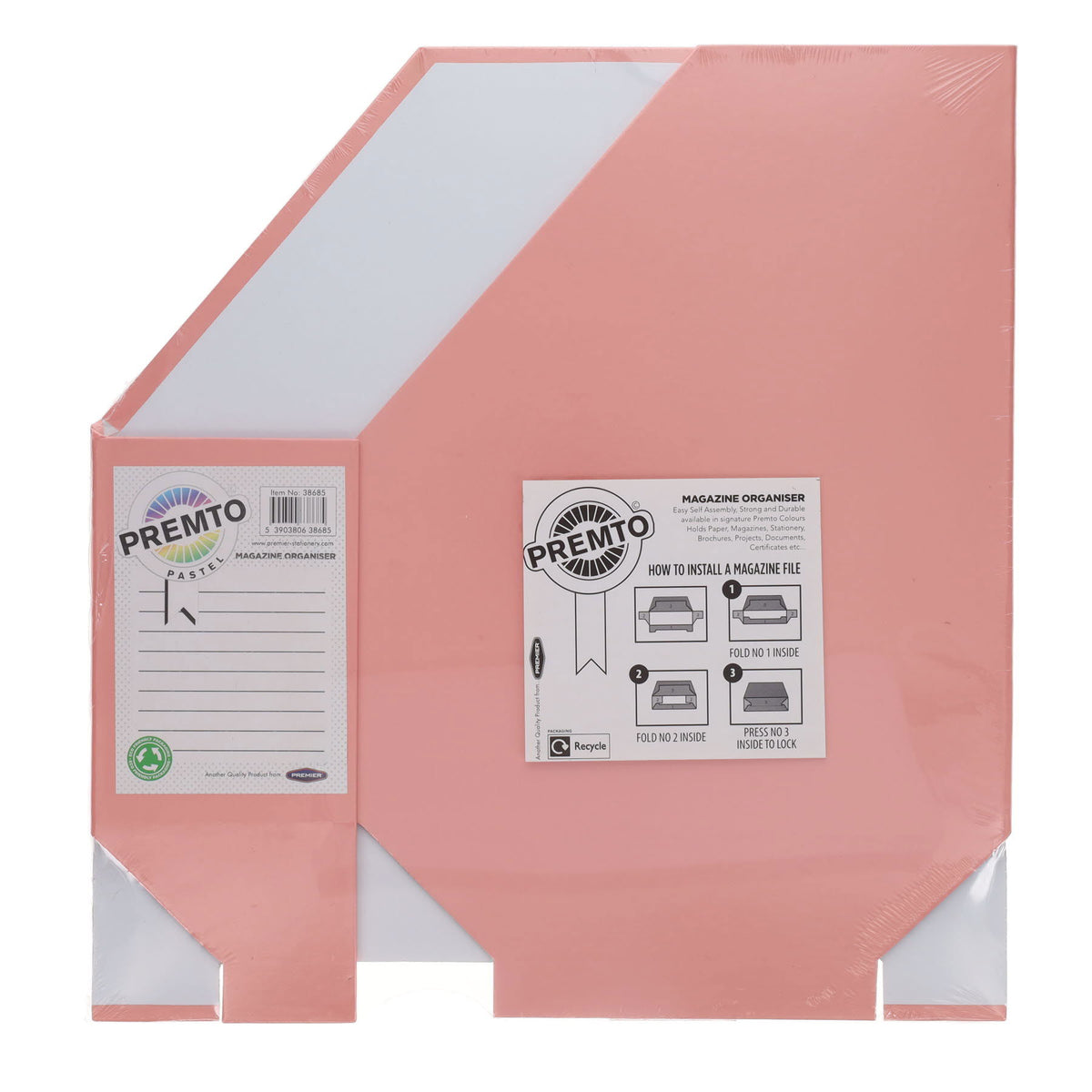 Pastel Magazine Organiser Set of 10 Assorted