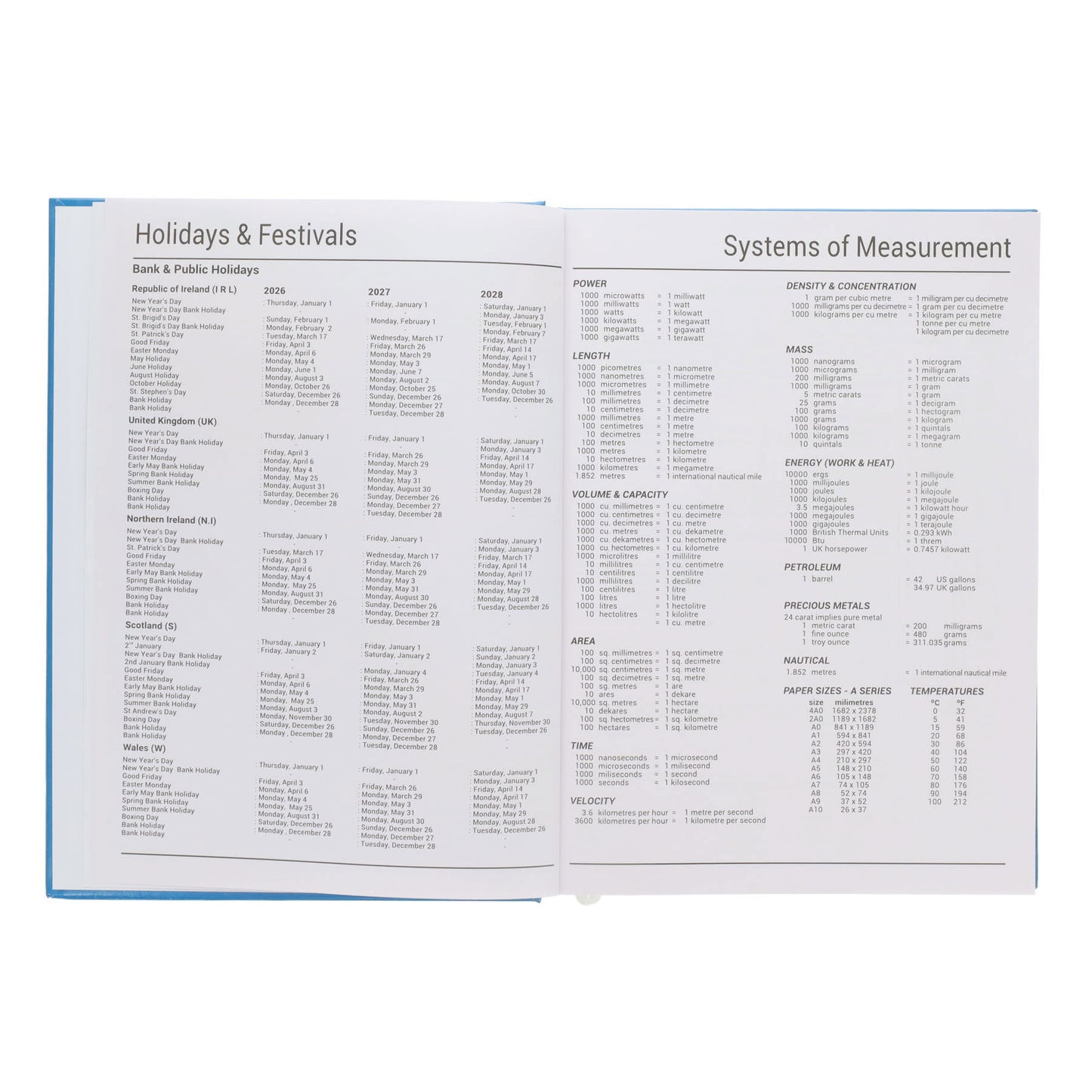 Premto A4 2026-2027 Page a Day Academic Diary