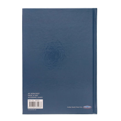 Premto A5 2026-2027 Page a Day Academic Diary - Bold Colours