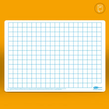 Drywipe Board Pack With Pens And Erasers - Gridded/Plain, A3 - 5 Sets