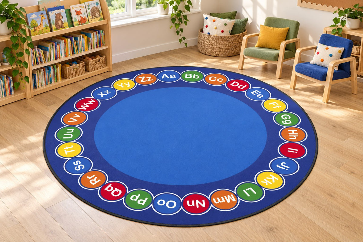 Alphabet Circular Carpet 2 Metre