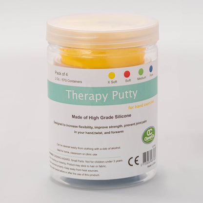CleverCo Therapy Putty Pack of 4 x 57g Tubs