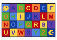 Giant Rainbow Alphabet Carpet 257x180cm